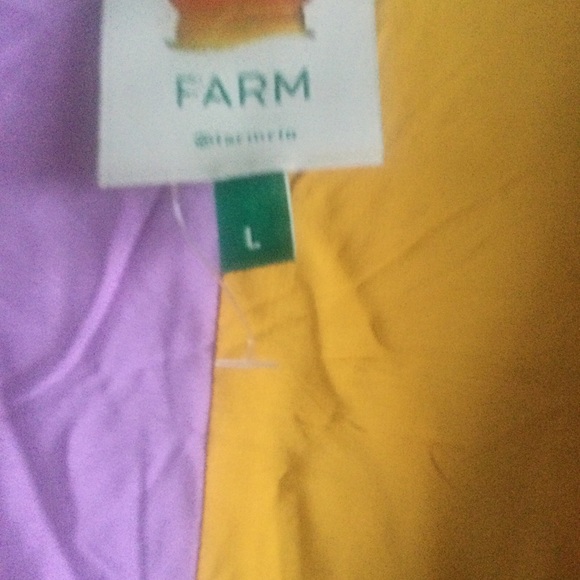 FARM RIO MIXED BEAKS & BANANAS VISCOSE WRAP MAXI DRESS MULTICOLOR SIZE LARGE NEW - Picture 9 of 11